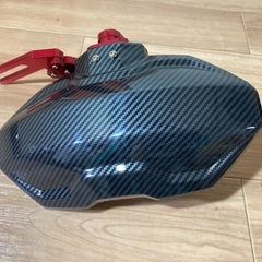 カーボン調バイクフェンダーの画像