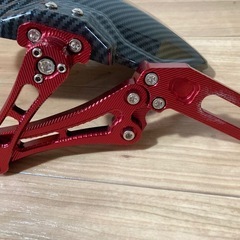 カーボン調バイクフェンダーの画像