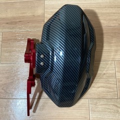 カーボン調バイクフェンダーの画像
