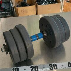 バーベルウエイト 20kg × 2枚 引き取り限定(船橋市) FPL007〈2枚セット〉／業務用オリンピックプレート25kg