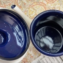 ニトリ　赤いコーヒーポットの画像