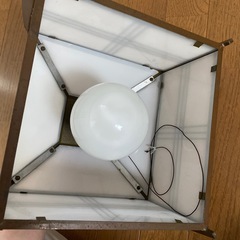 アンティーク　電笠　ガラスシェード　照明の画像