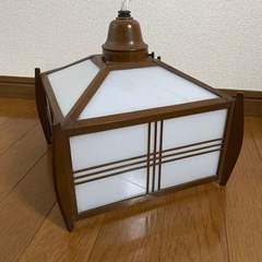 アンティーク　電笠　ガラスシェード　照明の画像
