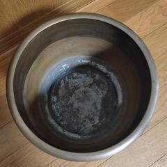 火鉢 ゴミ箱 鉢カバー  ビンテージ 昭和レトロ【引き取り限定】の画像