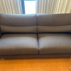 配達可【3人掛けソファ】【ブラウン】【管理番号12007】金の画像