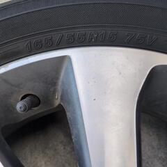 165/55/r15 タイヤホイール　4本セットの画像