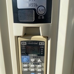 ❄️トヨトミ窓エアコン❄️リモコン付き❄️の画像