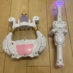 ヒーリングっどプリキュア　ステッキとハープのセットの画像