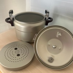 RIKEN 家庭用圧力鍋　RSK-60 リケン　理研　両手鍋　6L 美品の画像