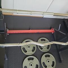 バーベルスタンド　バーベル　EZバー　筋トレ　トレーニング　の画像