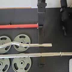 バーベルスタンド　バーベル　EZバー　筋トレ　トレーニング　の画像