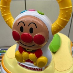 アンパンマン　おまる　おしゃべり付き　補助便座の画像