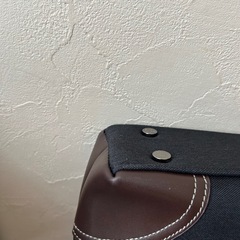 【美品】D.KELLY ビジネスバッグ トートバッグ 黒×ブラウン 
の画像