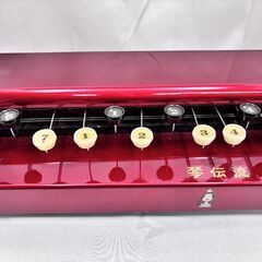 動作OK 琴伝流 アルト エレキ 大正琴 梅花 赤パール◆取りに来て頂ける方♪の画像