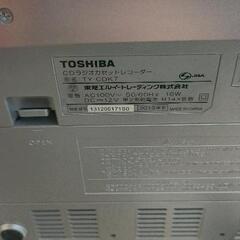 0720-265 TOSHIBA CDラジオカセットレコーダーの画像