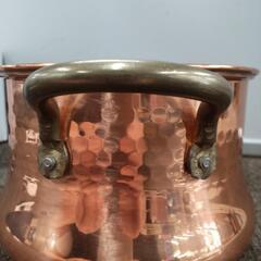 シンプルカパー  SIMPLE COPPER  丸山技研  銅鍋  両手鍋  煮込み鍋  ガラス蓋  18.5cmの画像