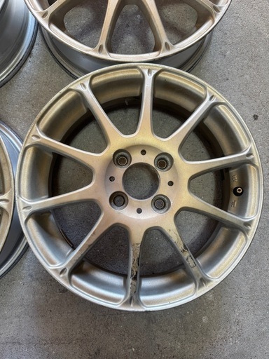 最終値下げ A-TECH 15inch 4.5J オフセット+43 コンパクトカー 軽自動車に！ 軽量ホイール