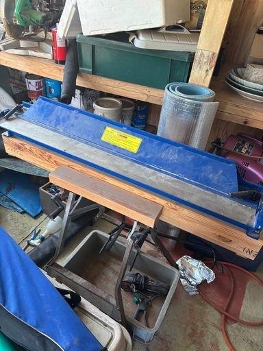 KIKAIYA メタルベンダー メタルブレーキ 1000mm 鉄板折曲げ機 HMB-4