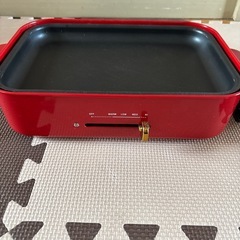 ブルーノ　コンパクトホットプレート　レッドの画像