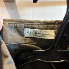 earth music&ecology カーキ ミリタリージャケット　サイズMの画像