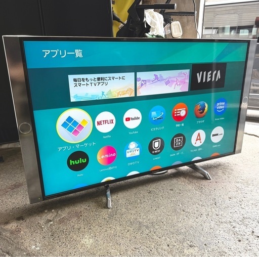 札幌市内配送可 17年製 Panasonic パナソニック ビエラ 49V型液晶テレビ TH-49DX850 4K対応 YouTube Netflix