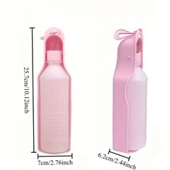 ペットウォーターボトル犬用給水器500ml青新品未使用の画像