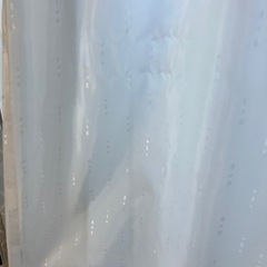岐阜市　ニトリ　遮光2級カーテン　縦185×横165の窓に使用　水色　9月以降お渡し可能の画像