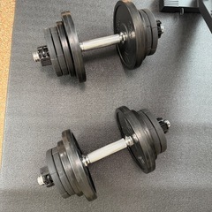 トレーニングベンチ ダンベル マットセットの画像