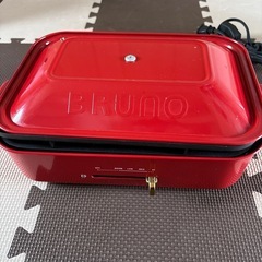 ブルーノ　コンパクトホットプレート　レッドの画像