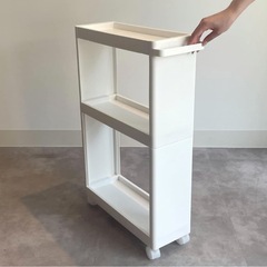 新品未使用　すき間で使えるストレージカートの画像