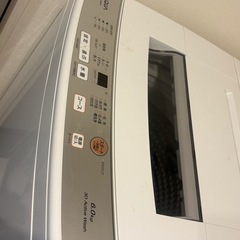 洗濯機6.0キロ 美品の画像