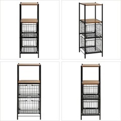 キッチンラック　隙間収納　家電の画像
