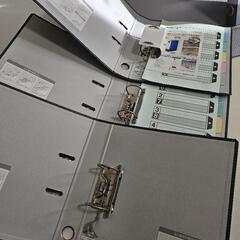 美品 新品混同KOKUYO レバー式 2穴リングファイルの画像