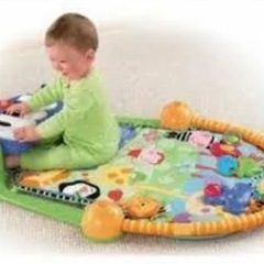 あんよでキック!3WAYピアノジム フィッシャープライス(FisherPrice) ベビージムの画像
