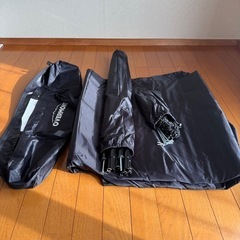 未使用　Overmont 防水タープ [5mｘ5m ポール、ペグ付属3-8人用] の画像