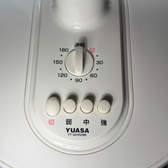 【購入者決定しました】YUASA メカニカル式扇風機の画像