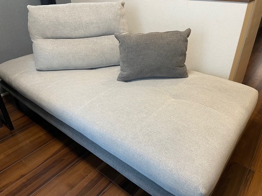 ニトリ　布張りソファベッド(MB07 GY)