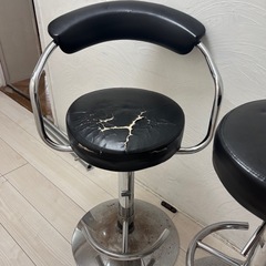 カウンターチェア 2脚セットの画像