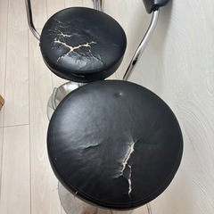 カウンターチェア 2脚セットの画像