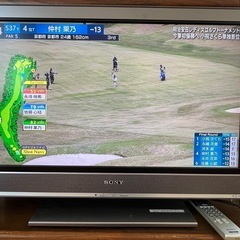 SONY液晶デジタルテレビの画像