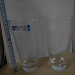 ほぼ未使用　ビールグラス、長グラス　の画像