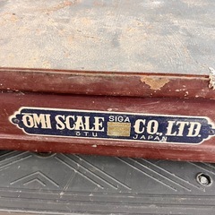 OMI SCALE 台はかり フロアスケール レトロ アンティーク コレクションの画像