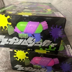 スプラトゥーン　スプラシューター　ネオングリーン　ネオンピンク　水鉄砲　2種セット　新品未開封　単品取引も可能の画像