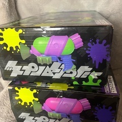 スプラトゥーン　スプラシューター　ネオングリーン　ネオンピンク　水鉄砲　2種セット　新品未開封　単品取引も可能の画像