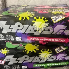 スプラトゥーン　スプラシューター　ネオングリーン　ネオンピンク　水鉄砲　2種セット　新品未開封　単品取引も可能の画像