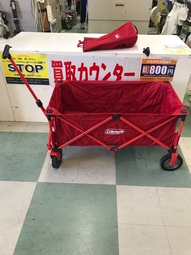 ジャングルジャングル貝塚店　コールマン　Coleman アウトドアワゴン　キャンプ　アウトドア　アウトドアキャリー　便利　人気　貝塚市