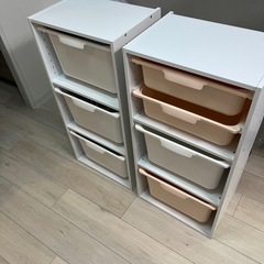 引き出し付きカラーボックス　の画像