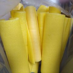 黄色クッション・緩衝材の画像