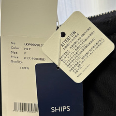 Urvin:〈洗濯機可能〉 ヒッコリー ストライプ ワンピース／シップス（SHIPS）の画像