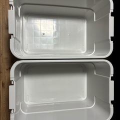 無印良品 ポリプロピレン頑丈ボックス 大 旧モデル　2個セットの画像